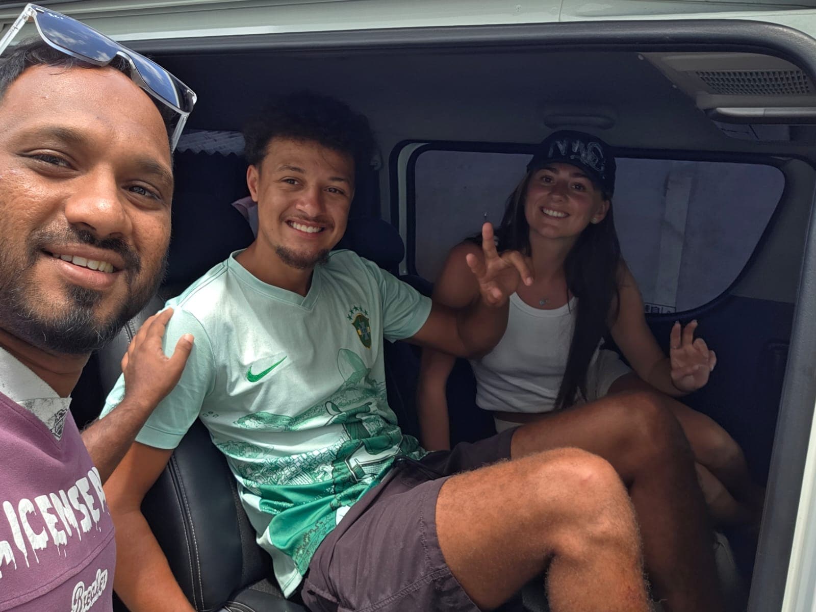 Fun moments with tour group